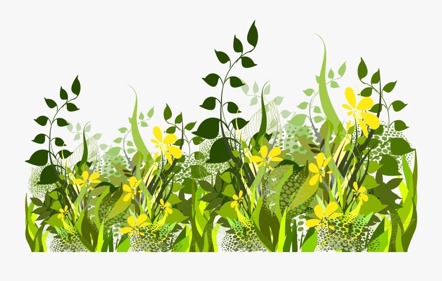 Grass Decoration Clipart Image - Gräser Clipart, Transparent Clipart