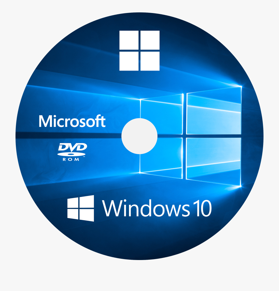 Transparent Dvd Cover Png - Windows 10 64 Bit Dvd, Transparent Clipart