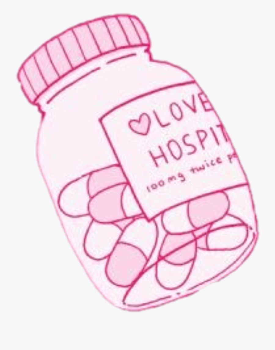 Transparent Pill Clipart - Transparent Pill Bottle Aesthetic, Transparent Clipart