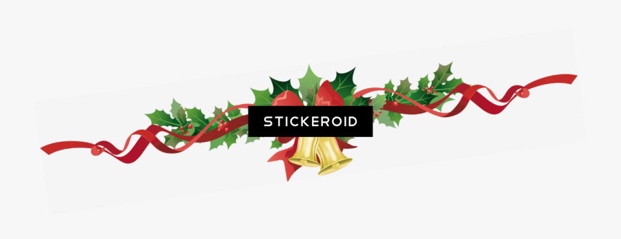Christmas Garland Bells - Christmas Garland Clipart, Transparent Clipart