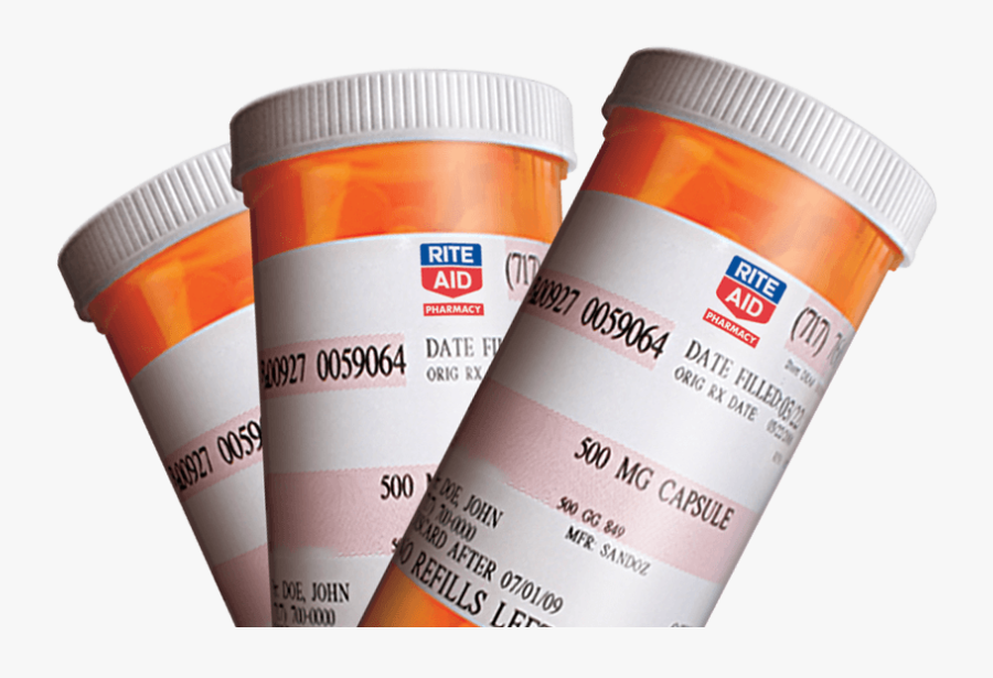 Prescription Refills Transfers Rite - Rite Aid Prescription Bottle, Transparent Clipart