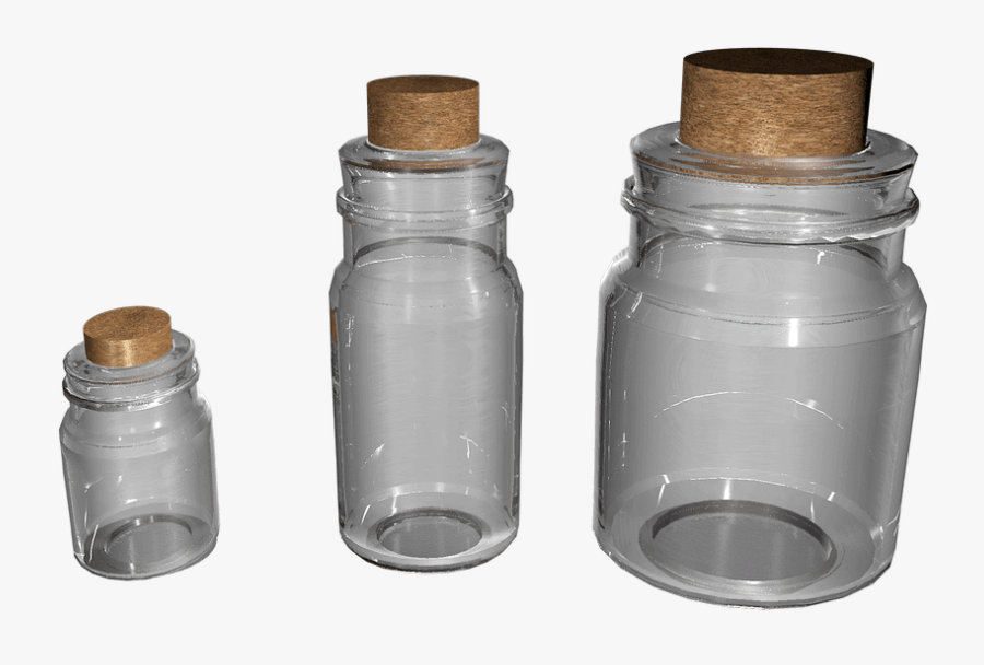 Frasco De Vidrio Png, Transparent Clipart