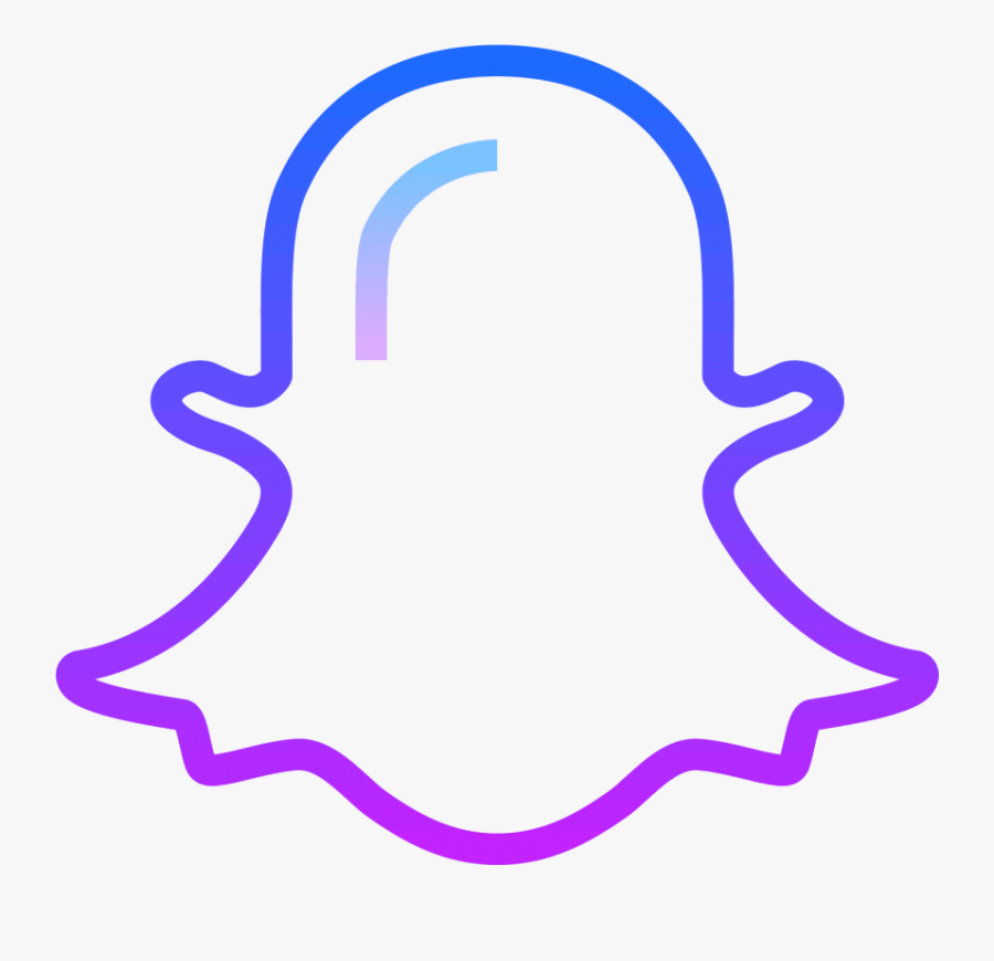 Free Png Download Logo De Snapchat Png Images Background - Purple And Blue Snapchat Logo, Transparent Clipart