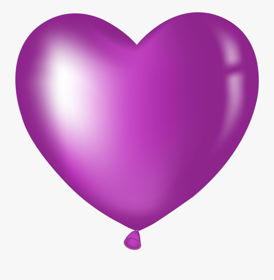 Pin By Jacqueline Anderson On Purple - Teal Heart Balloon Clipart, Transparent Clipart