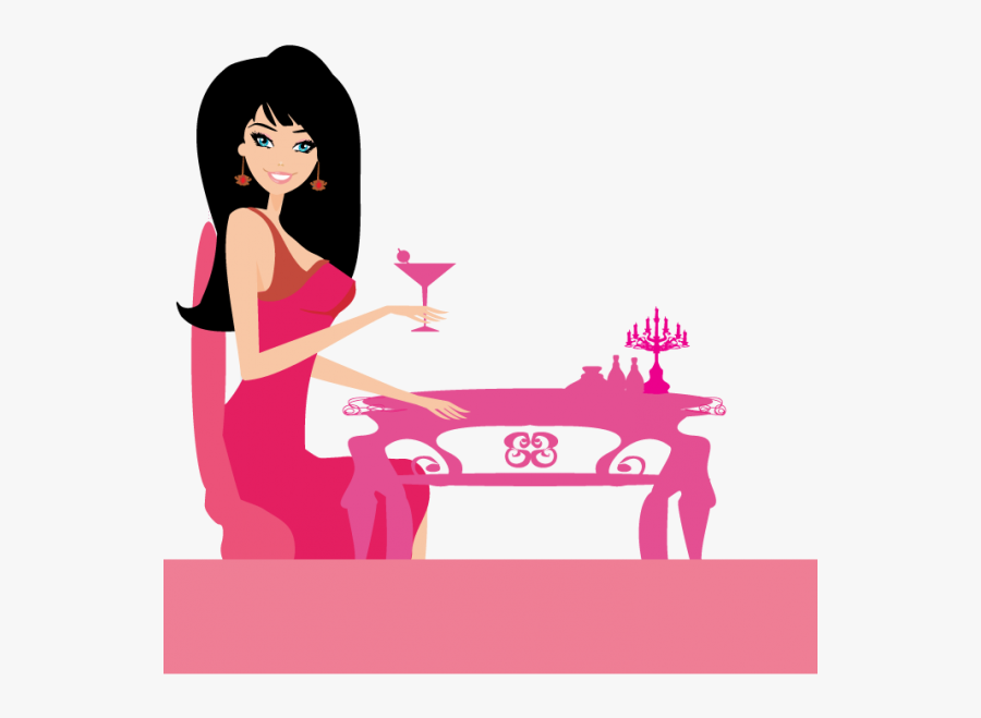 Image Black And White Manicure Clipart Dining - Nails Cartoon, Transparent Clipart