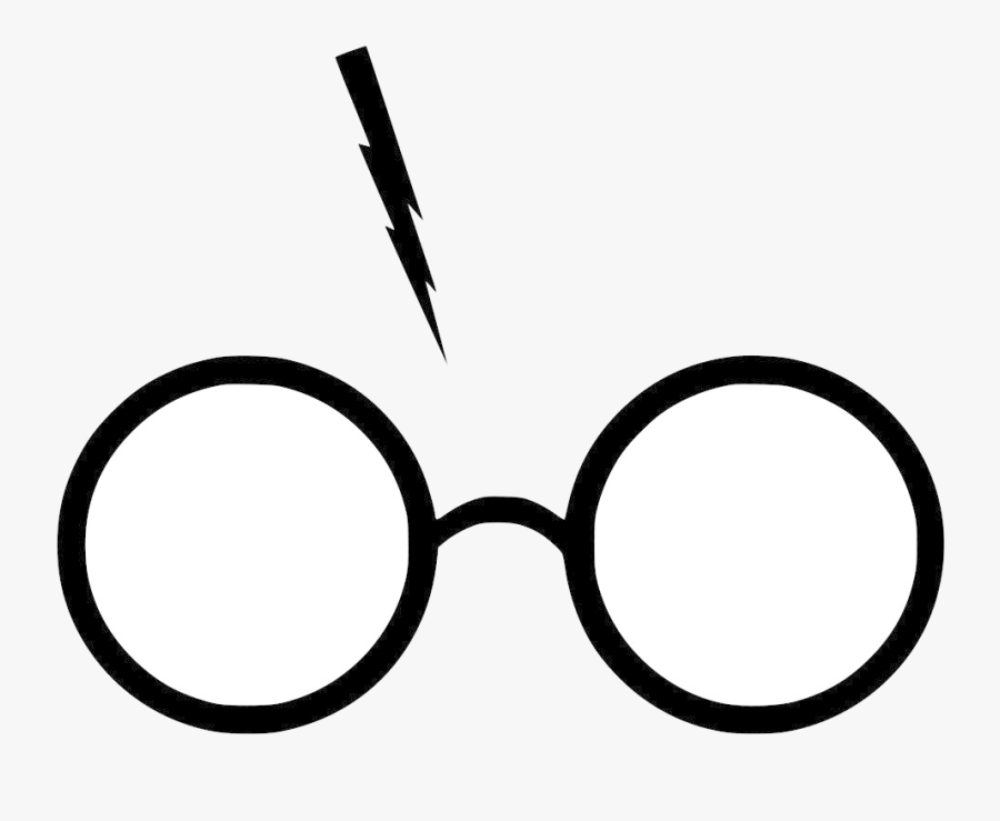 Harry Potter Glasses Clip Art Cinemas Transparent Png - Harry Potter Glasses And Lightning Bolt Png, Transparent Clipart