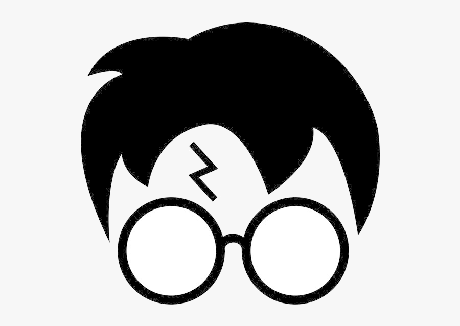 Harry Potter Glasses Hogwarts Silhouette Clipart At - Harry Potter Hair And Glasses, Transparent Clipart
