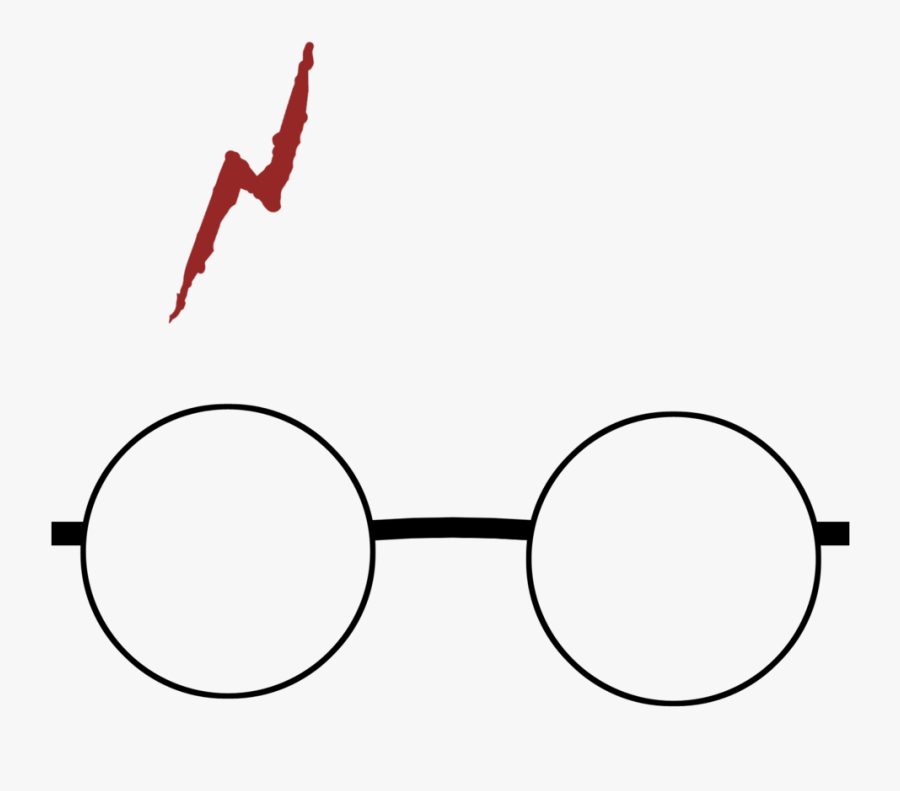 Harry Potter Glasses Clipart - Harry Potter Scar Png, Transparent Clipart