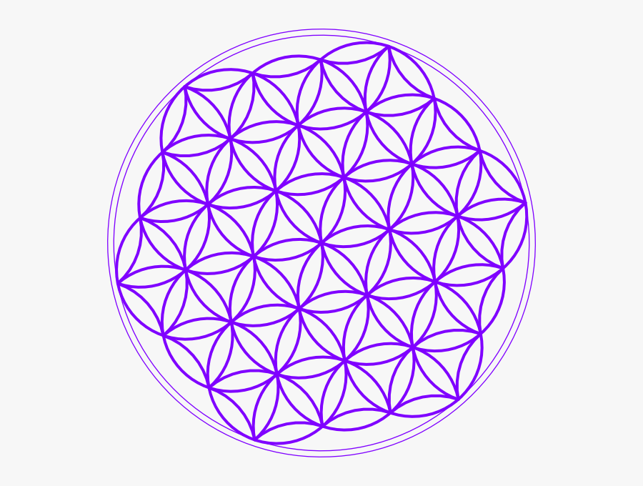 Flower Of Life Purple Svg Clip Arts - Pyramid Flower Of Life, Transparent Clipart