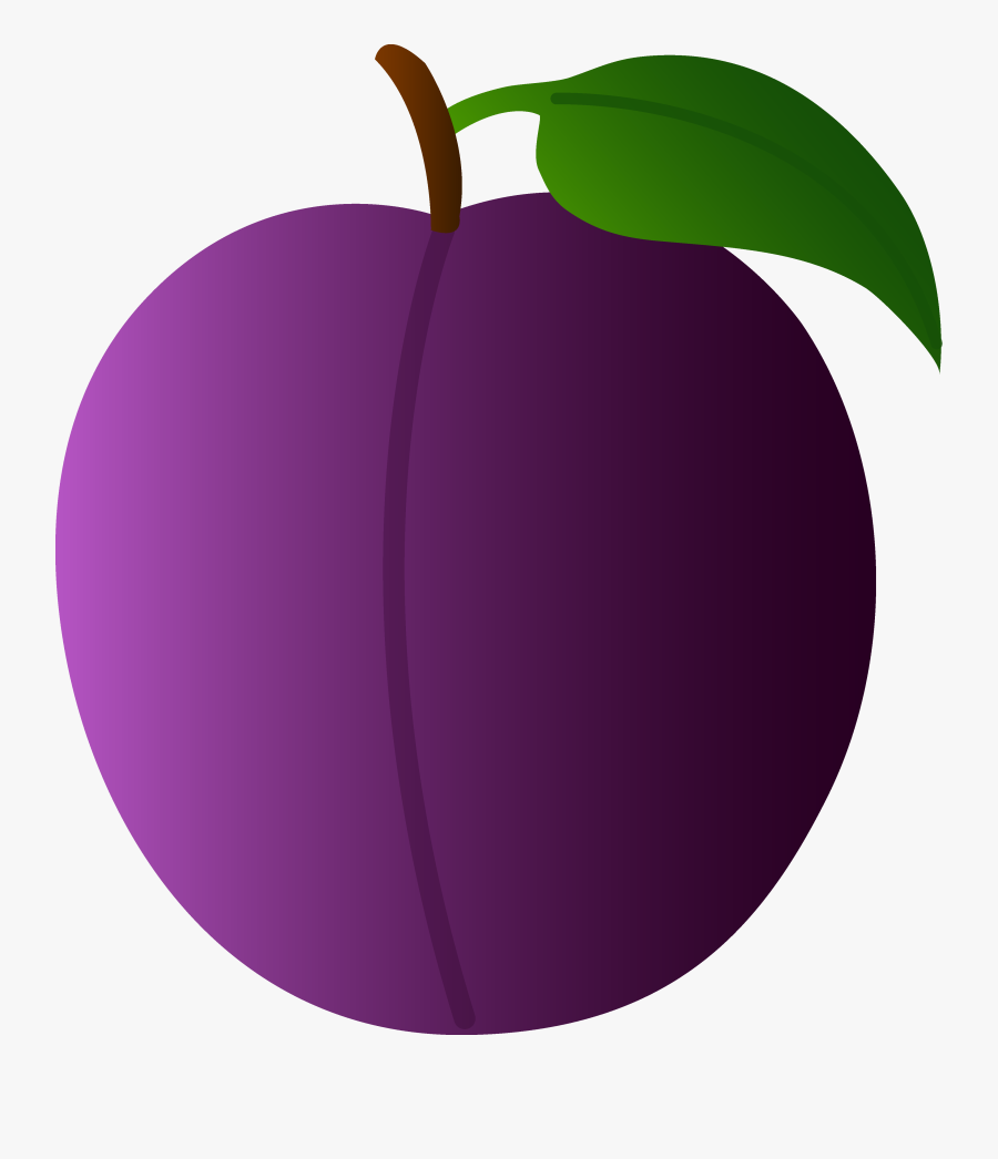 Free Clipart Purple - Plum Clipart, Transparent Clipart