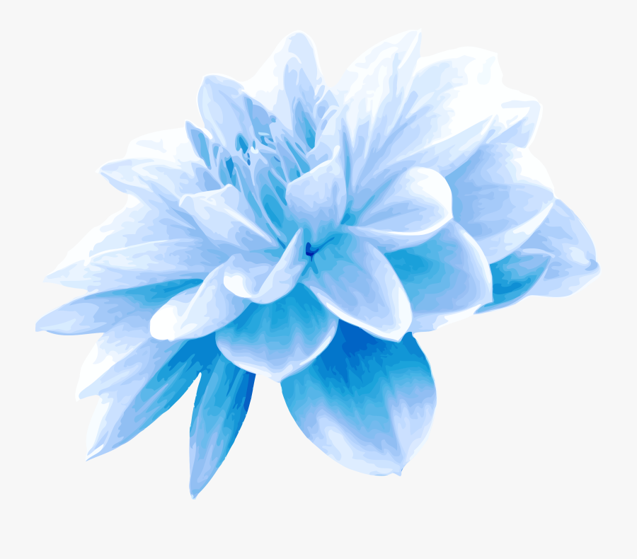 Blue Flower - Free Blue Flower Png, Transparent Clipart