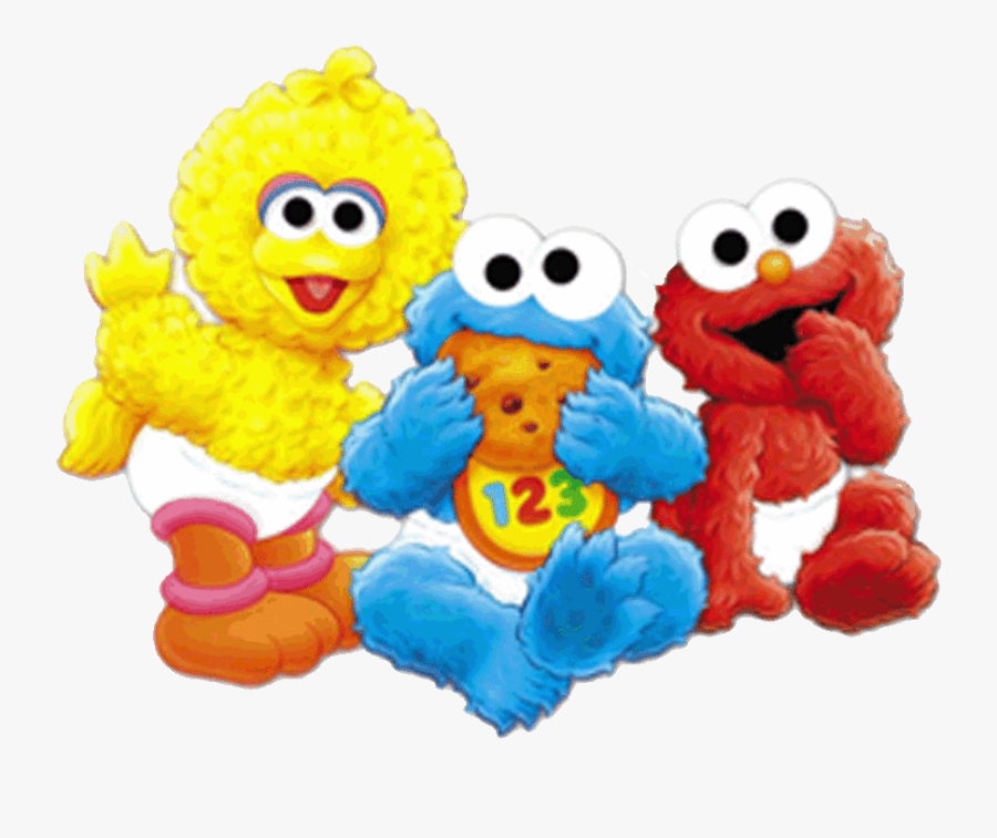 Cookie Monster Clip Art - Baby Elmo And Cookie Monster, Transparent Clipart