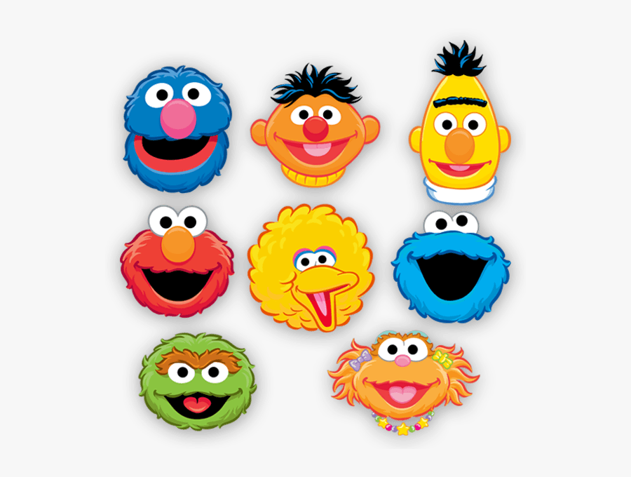 Elmo Birthday Png - Sesame Street Faces Clipart, Transparent Clipart