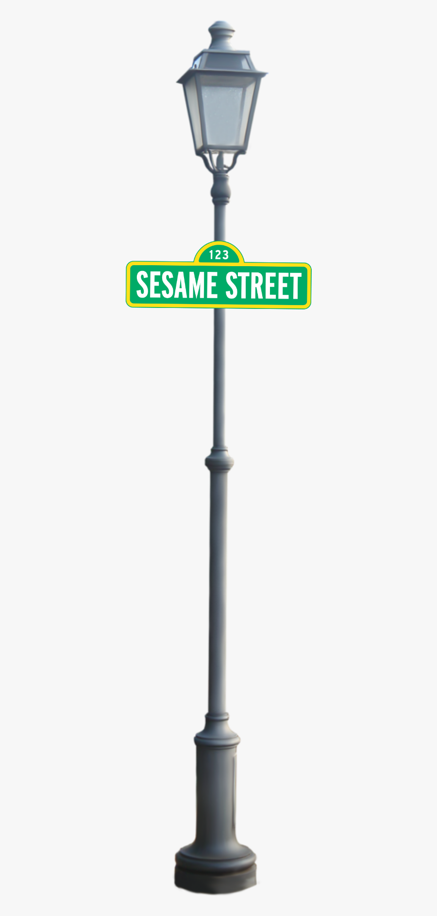 Sesame Street Street Light, Transparent Clipart