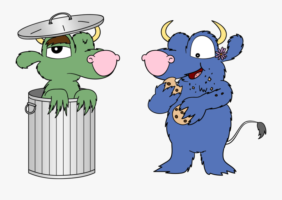 Oscar The Grouch Macy - Cartoon, Transparent Clipart