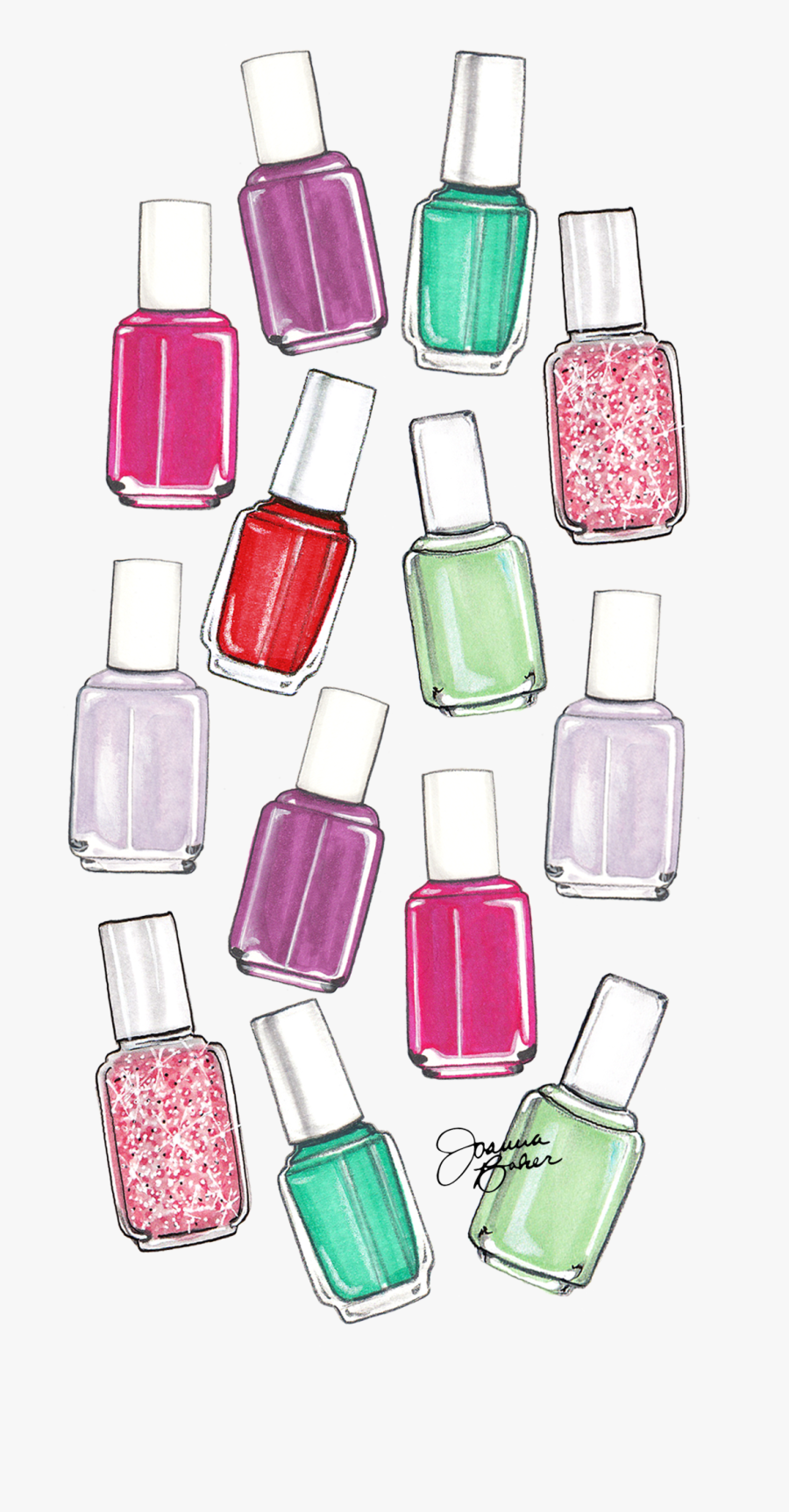 Nail Polish Iphone Background, Transparent Clipart