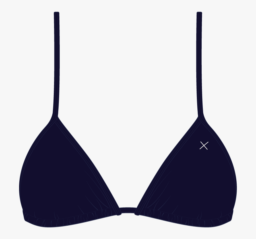 Malibu Blue Bikini Top Ii - Bathing Suit X Logo, Transparent Clipart