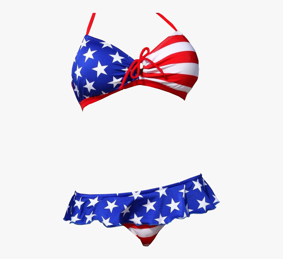 Picture Transparent Download Usa Top And Bottoms - Bikini Png, Transparent Clipart
