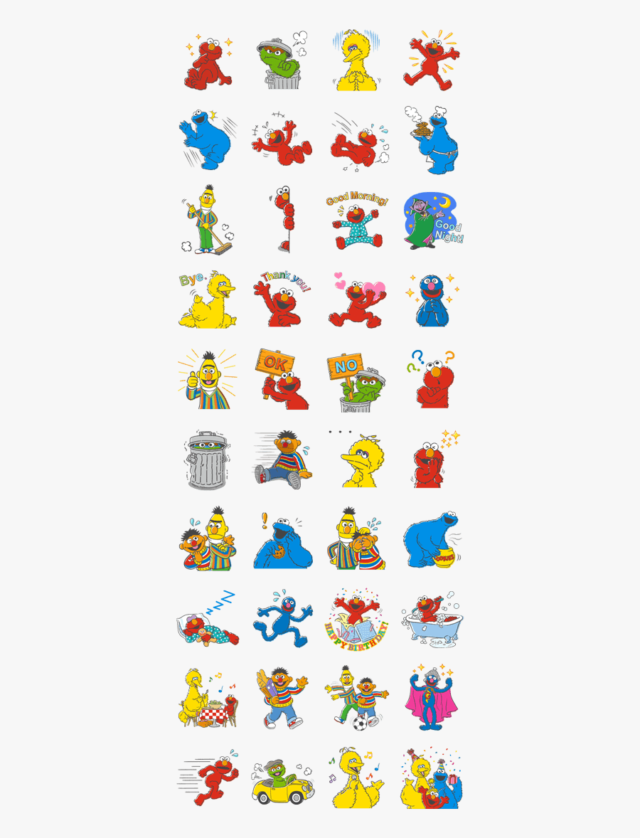 Cookie Monster Whatsapp Sticker, Transparent Clipart