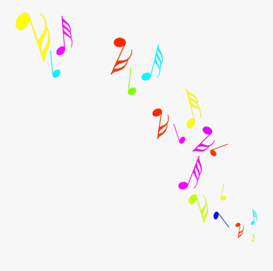 Transparent Colorful Music Clipart - Colorful Music Notes Png, Transparent Clipart