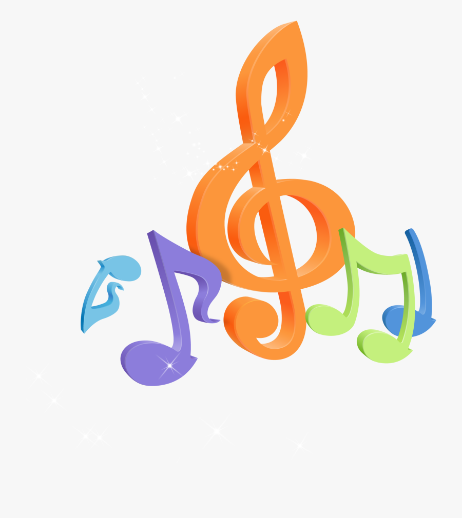 Clip Art Freeuse Colorful Music Note Clipart - Colorful Note Music Png, Transparent Clipart