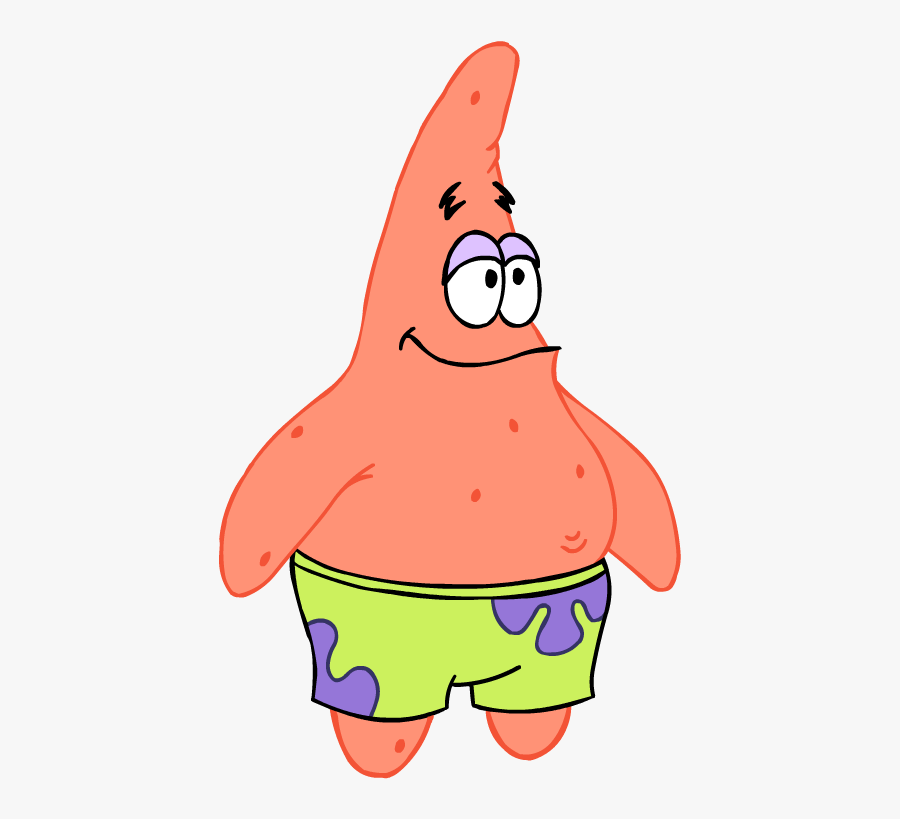 Patrick Star Bathing Suit - Patrick Star Transparent, Transparent Clipart