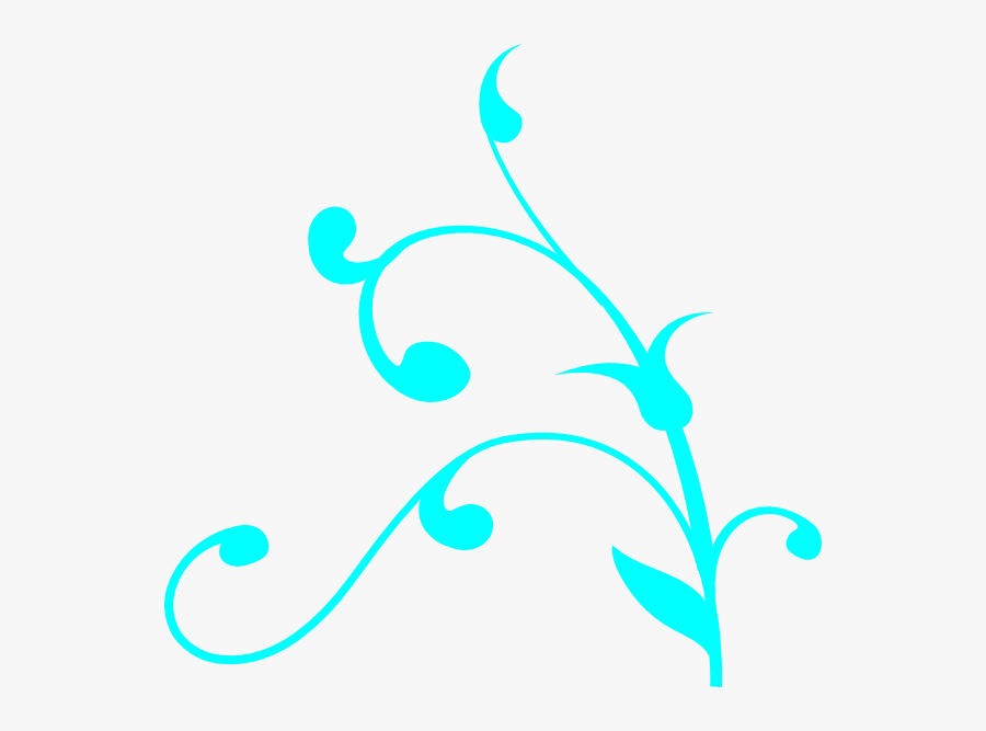 Blue Flower Svg Clip Arts - Tree Branch Clip Art, Transparent Clipart