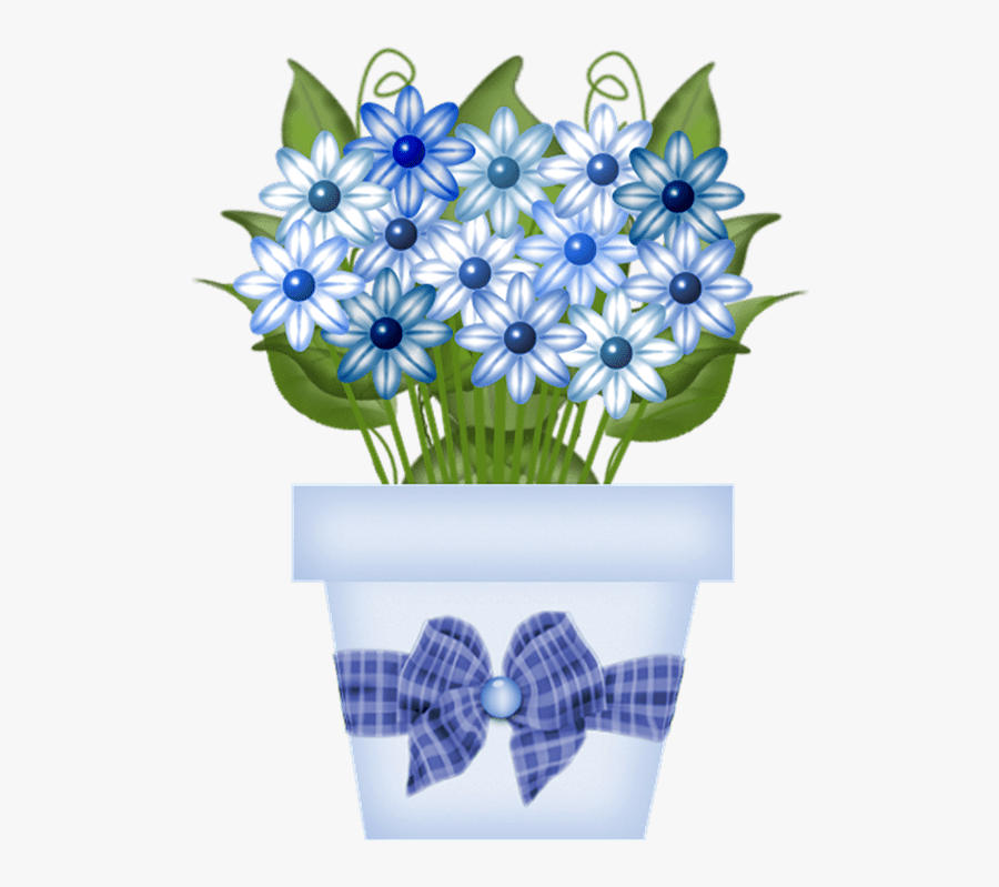 Transparent Mexican Flowers Png - Pink Flowers In Pot Clipart, Transparent Clipart