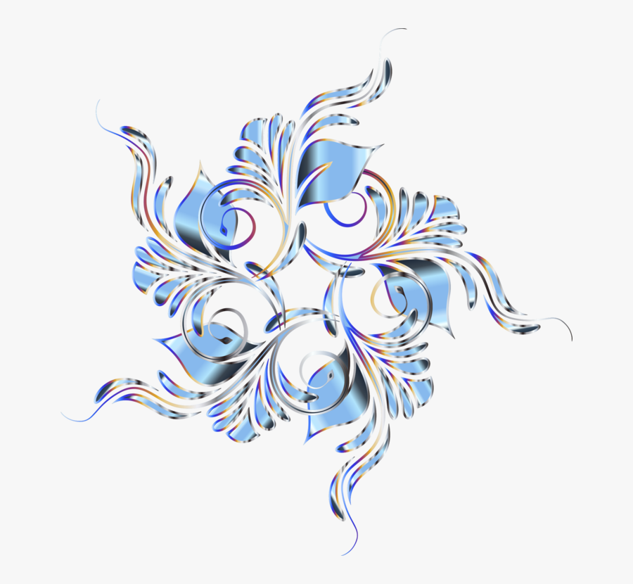 Visual Arts,electric Blue,flower - Illustration, Transparent Clipart