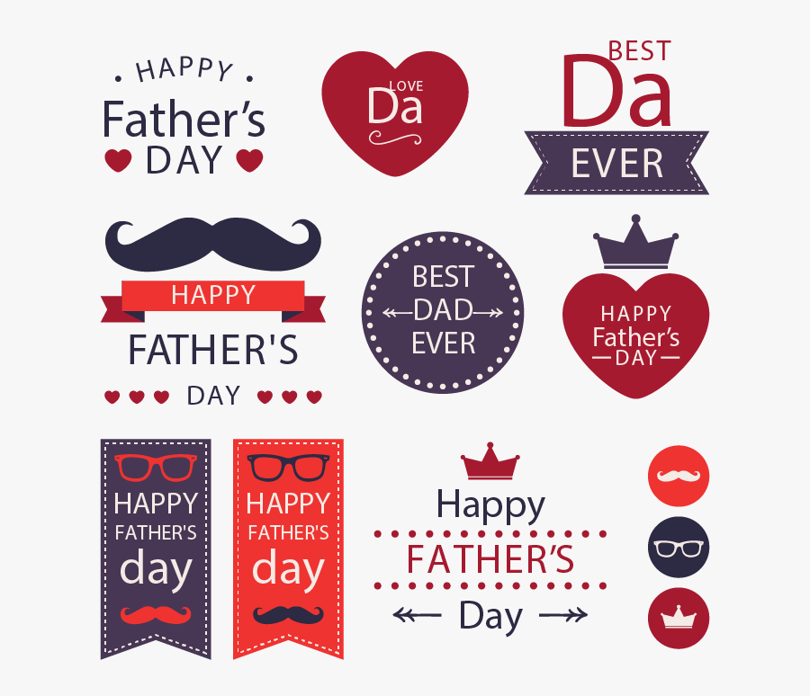 Fathers Day Gift - Fathers Day Elements Png, Transparent Clipart