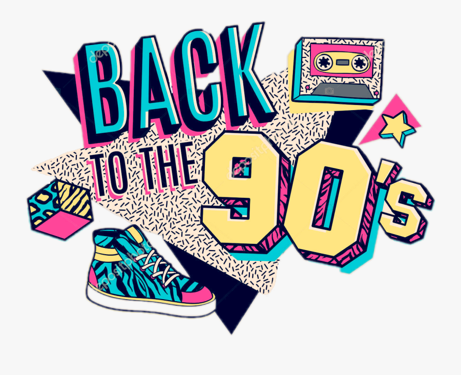 #90s - 90s Party Logo , Free Transparent Clipart - ClipartKey