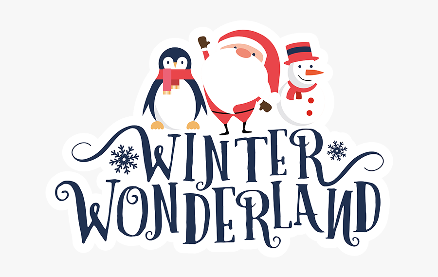 Winter Wonderland Font Png, Transparent Clipart