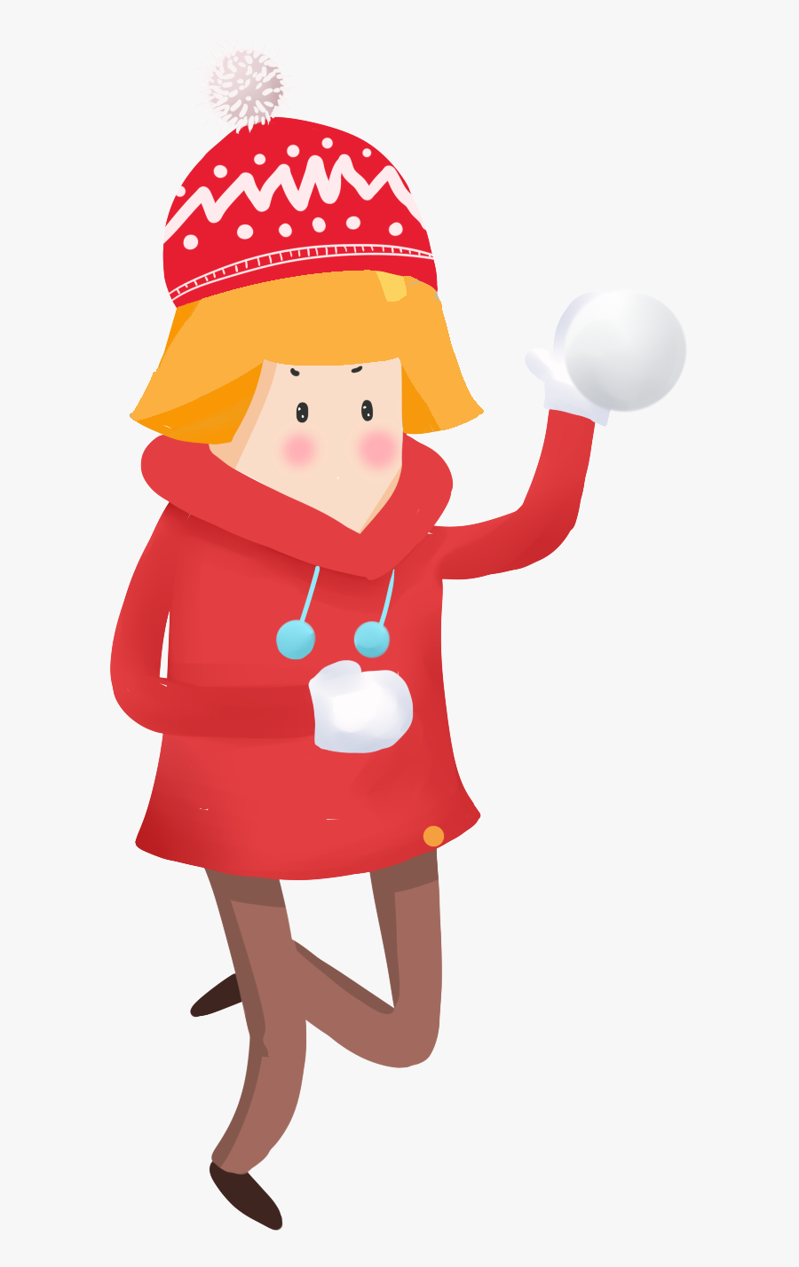 Cartoon Simple Winter Fresh Png And Psd - Cartoon, Transparent Clipart