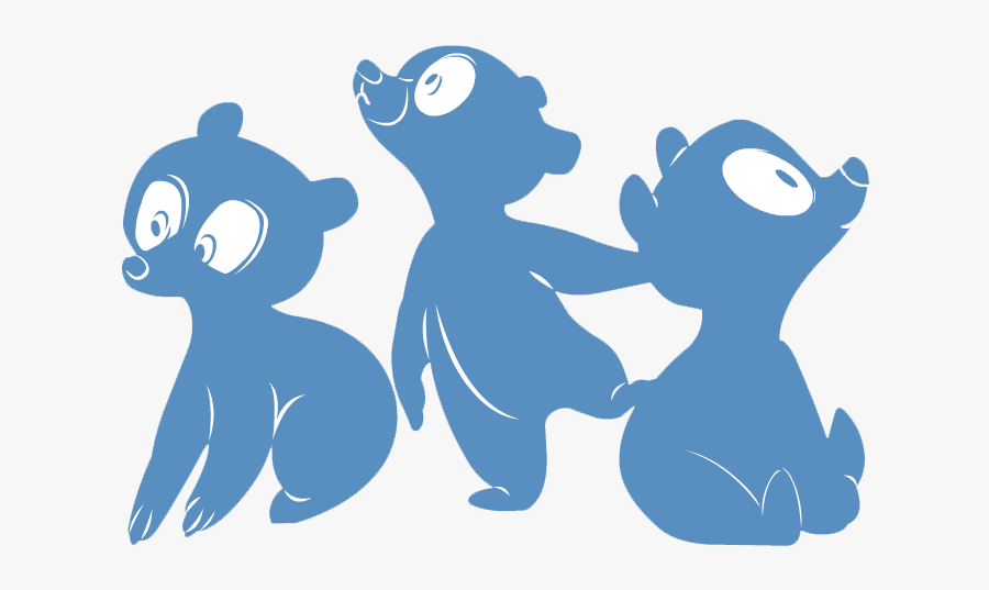 Disney Brave Clip Art - Disney Brave Bears Silhouette, Transparent Clipart
