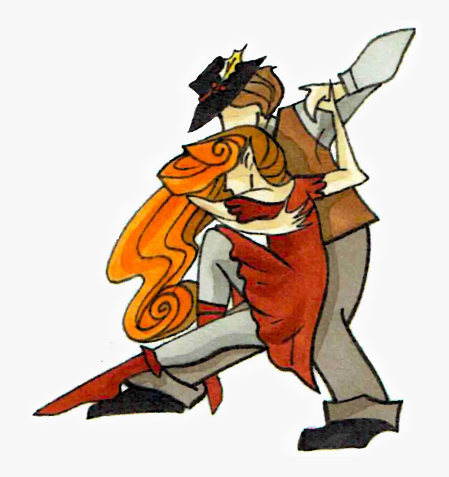 Drawn Dancers - Cartoon - Cartoon, Transparent Clipart