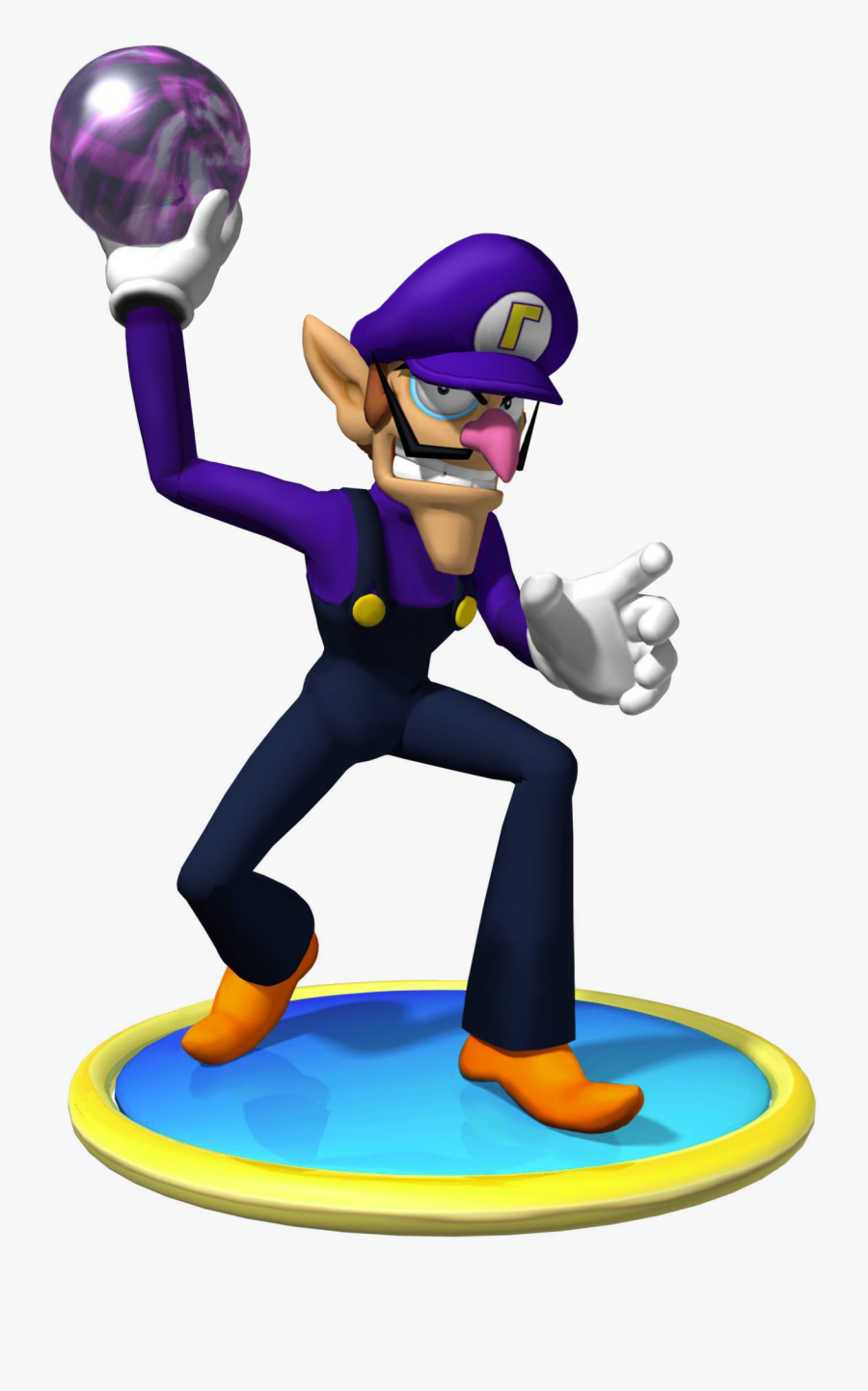 Waluigi Clipart , Png Download - Mario Party 4 Waluigi, Transparent Clipart