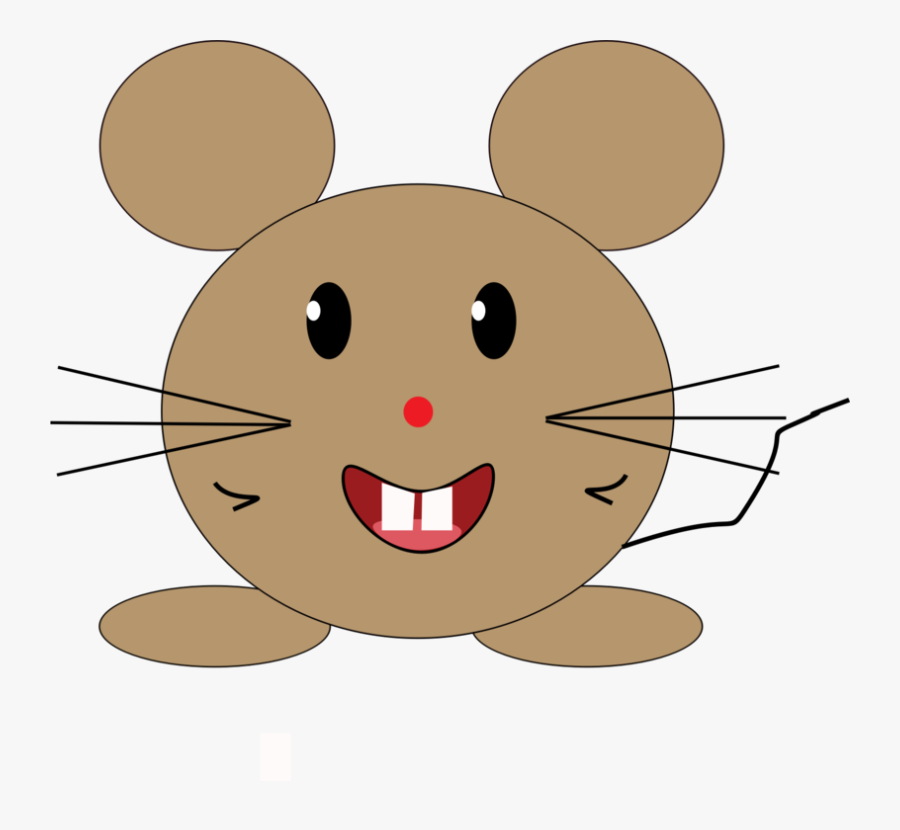 Mouse - Cabeza De Raton Dibujo, Transparent Clipart