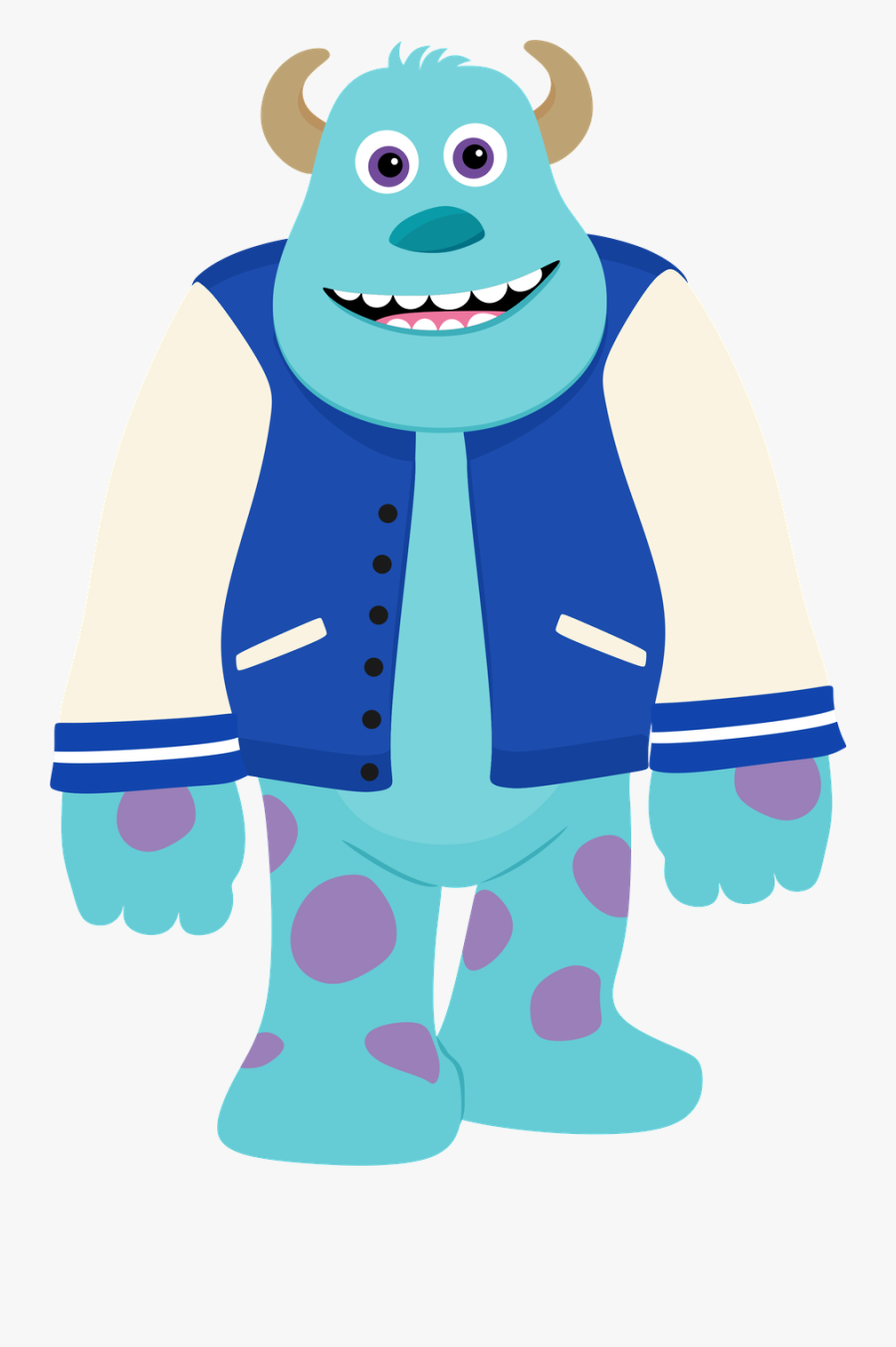 Potato Clipart Brave - Sullivan Monster Inc Vector, Transparent Clipart