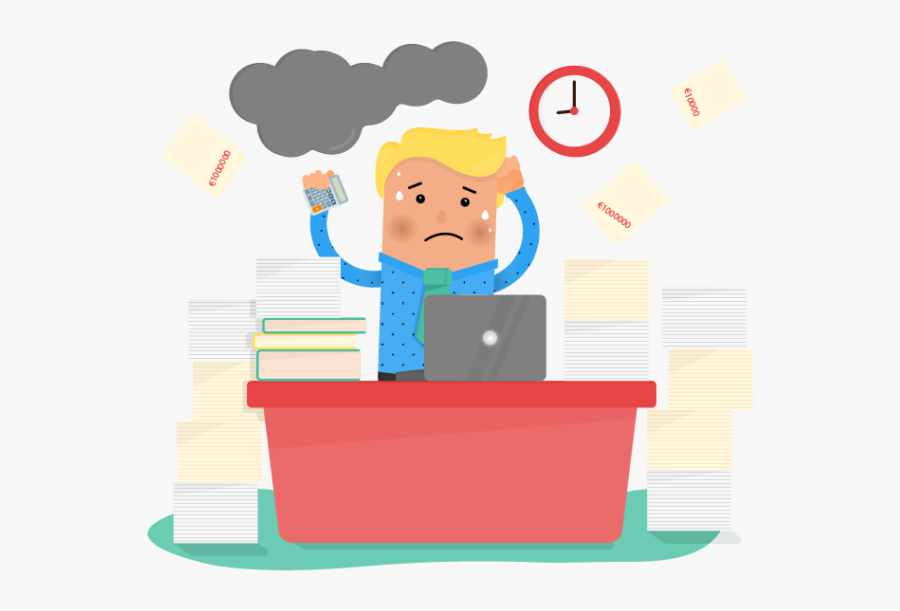 Graphic Royalty Free Download What Is Financial Stress - Stress Cartoon Stressed Transparent Background, Transparent Clipart