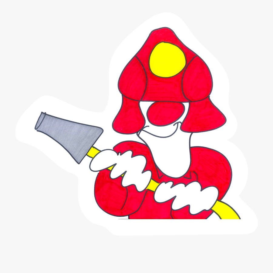 Fireman Clipart Brave - Cartoon, Transparent Clipart