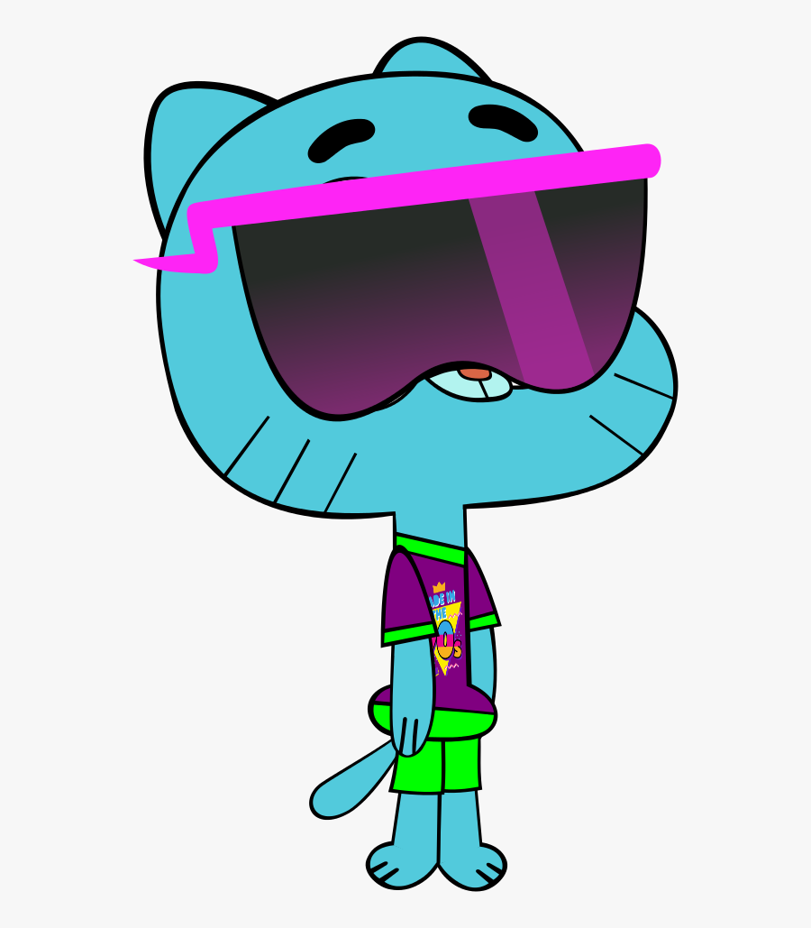Transparent 90s Clipart - Amazing World Of Gumball Style Deviantart, Transparent Clipart