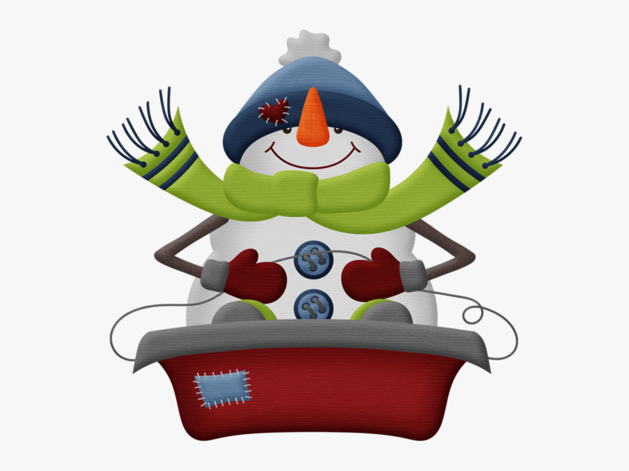 Svg Black And White Stock Snowmen Clipart Winter Wonderland - Snowman In A Boat Clipart, Transparent Clipart