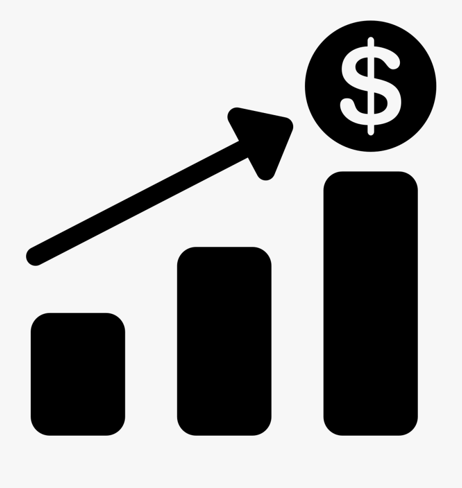 Financial Bar Chart Svg Png Icon Free Download - Revenue Icon Png, Transparent Clipart