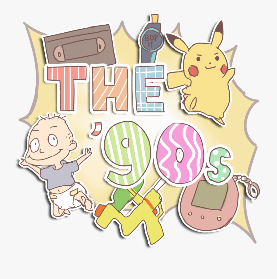 90s-2 - Cartoon - Cartoon, Transparent Clipart