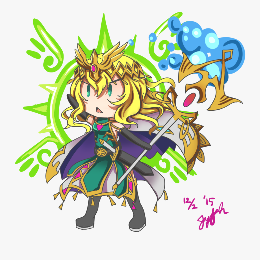 Bunch Of Brave Frontier Chibis For Commish - Brave Frontier Charla, Transparent Clipart