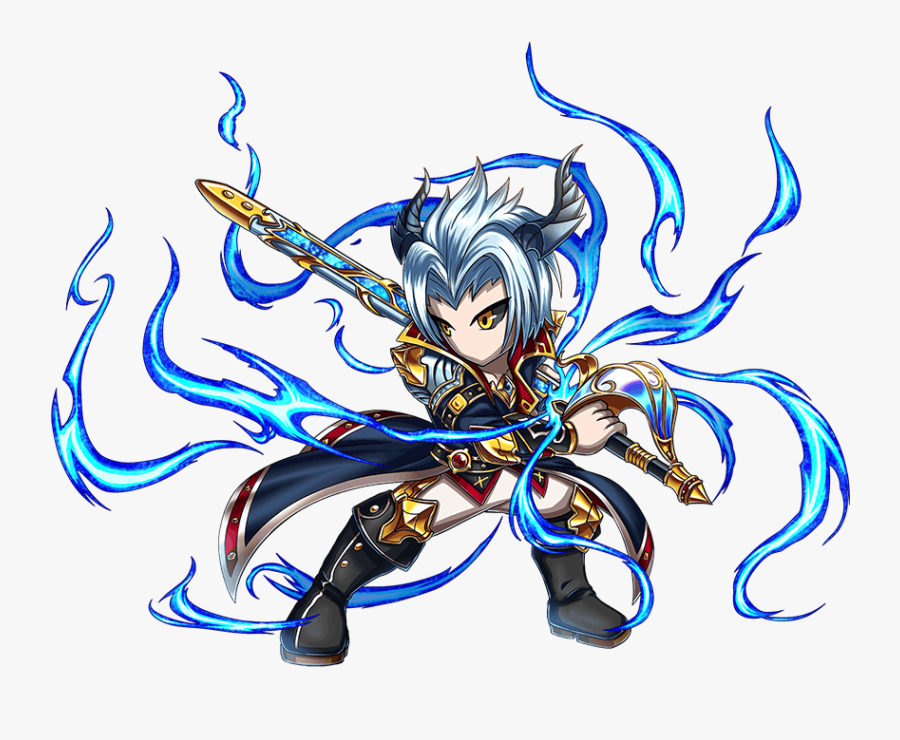 Flash Knight Jed Frontier - Brave Frontier Aurora Fiend Jed, Transparent Clipart