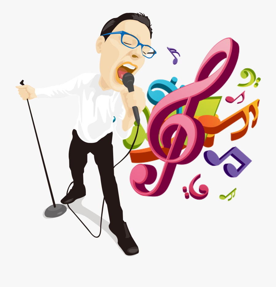 Musical Note Illustration Singing - Ads For Music Lessons, Transparent Clipart