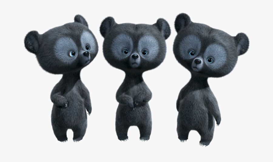 Three Bears From Brave, Transparent Clipart