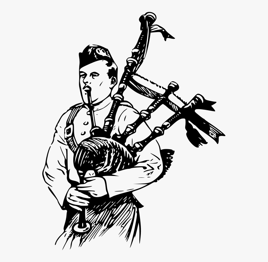 String Photography - Scottish Bagpipe Clip Art, Transparent Clipart