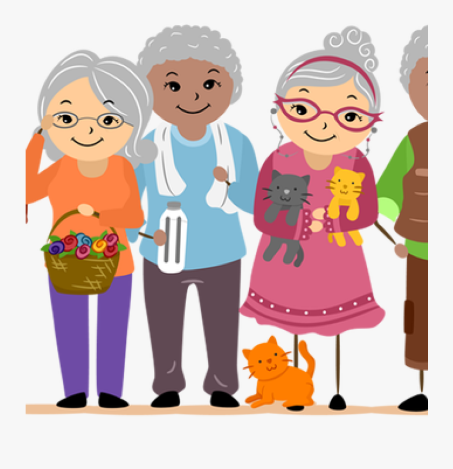 Old People Clipart Old People Clip Art And Information - Thank You From Elderly, Transparent Clipart